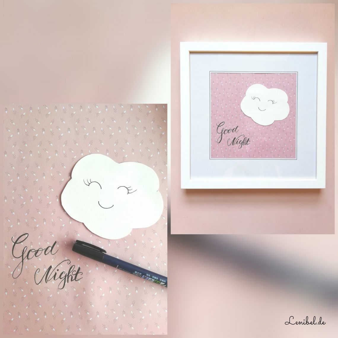Wandbilder fürs Kinderzimmer - Free Printable und Bastelanleitung