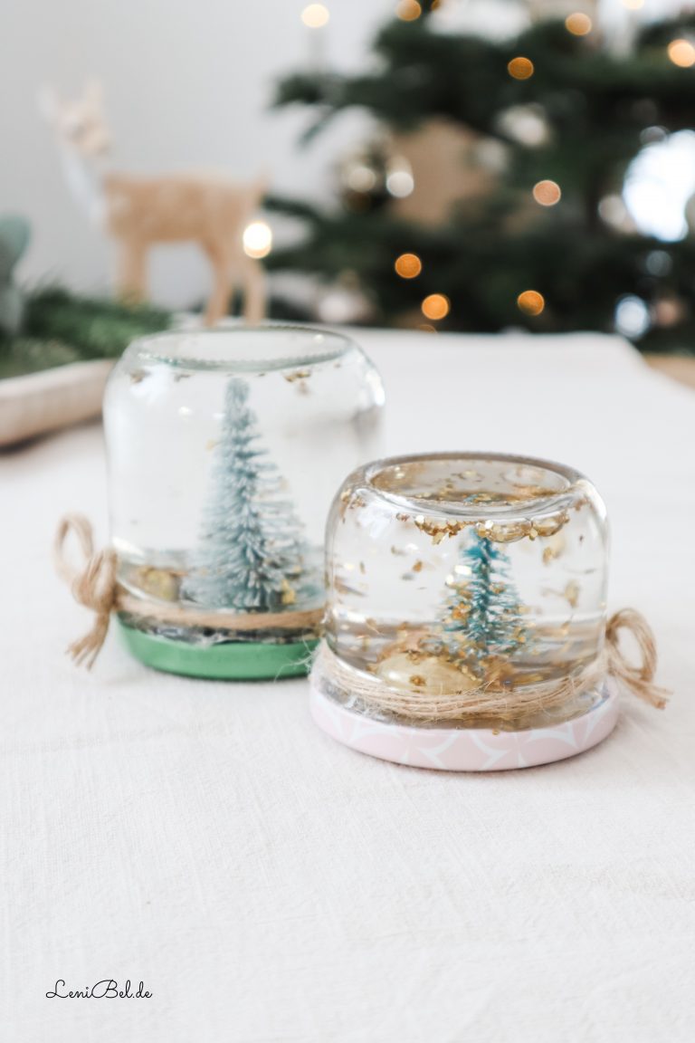 DIY Schneekugel Bausatz Aus Glas - 13,5cm Für Kreative Deko